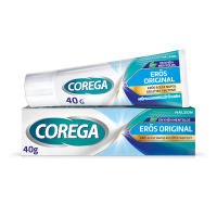 Corega Erős Original enyhén mentolos műfogsorrögzítő krém
