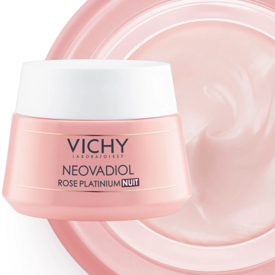 Vichy Neovadiol Rose Platinum revitalizáló és nedvességgel feltöltő éjszakai arckrém