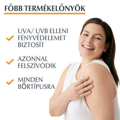 Eucerin Sun Sensitive Protect Extra könnyű naptej SPF50+