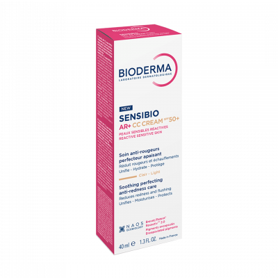 Bioderma Sensibio AR+ CC krém SPF50+