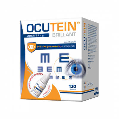 Ocutein Brillant kapszula 120x + Ocutein Sensitive Care 15 ml szemcsepp