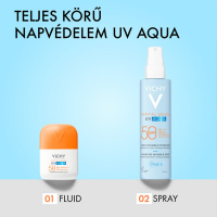 Vichy Capital Soleil UV Aqua hidratáló láthatatlan spray SPF50