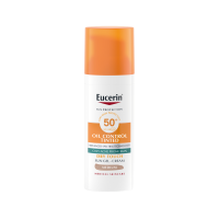 Eucerin Sun Oil Control színezett napozó gél-krém arcra medium SPF50+