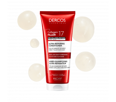 Vichy Dercos Collagen 17 Filler ultra-regeneráló hajbalzsam