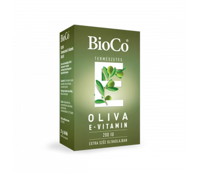 BioCo OLIVA természetes E-vitamin 200NE lágyzselatin kapszula