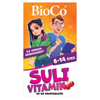 BioCo SULI-vitamin cseresznye ízű rágótabletta