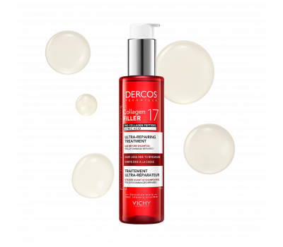 Vichy Dercos Collagen 17 Filler ultra-regeneráló hajkúra