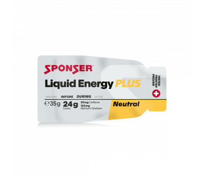 Sponser Liquid Energy Plus koffeines energia gél