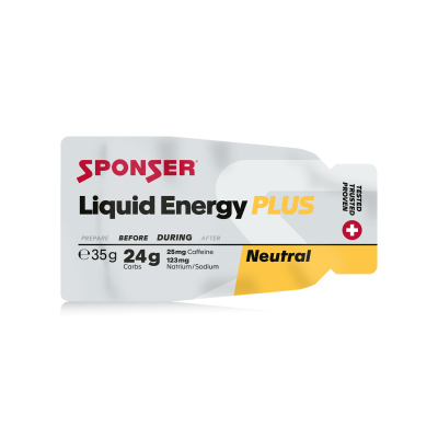 Sponser Liquid Energy Plus koffeines energia gél