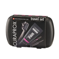 Curaprox Travel Set BLACK IS WHITE utazó készlet