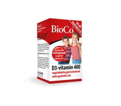 BioCo D3-vitamin 400 rágótabletta gyermekeknek