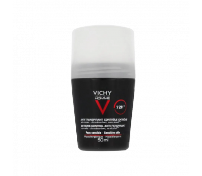 Vichy Homme Extreme Control 72h férfi izzadságszabályozó golyós dezodor