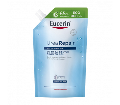 Eucerin UreaRepair 5% Urea bőrkímélő tusfürdő öko-utántöltő