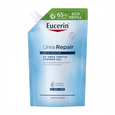 Eucerin UreaRepair 5% Urea bőrkímélő tusfürdő öko-utántöltő