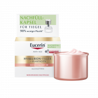 Eucerin Hyaluron-Filler + Elasticity Bőrtömörséget Regeneráló Nappali Arckrém Rose SPF30 öko-utántöltő