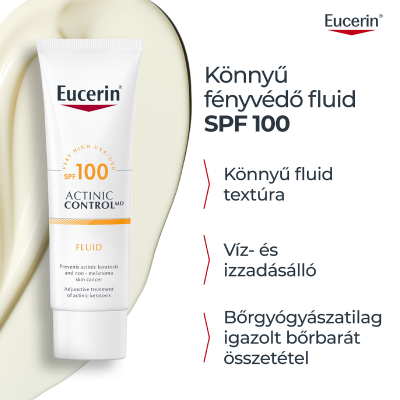 Eucerin Sun Actinic Control napozó fluid SPF100