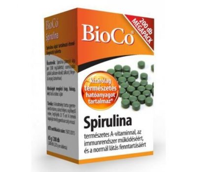 Bioco Spirulina tabletta MEGAPACK