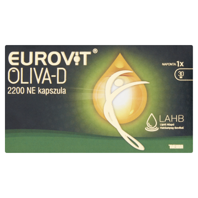 Eurovit Oliva-D 2200NE kapszula, 30X kiszerelés