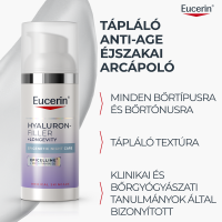 Eucerin Hyaluron-Filler + Longevity Epigenetic Éjszakai arcápoló
