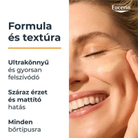 Eucerin Sun Hydro-Protect Ultrakönnyű színezett napozó fluid arcra SPF 50+ Light