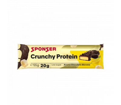 Sponser Crunchy Protein fehérjeszelet 55g, csokoládé-banán