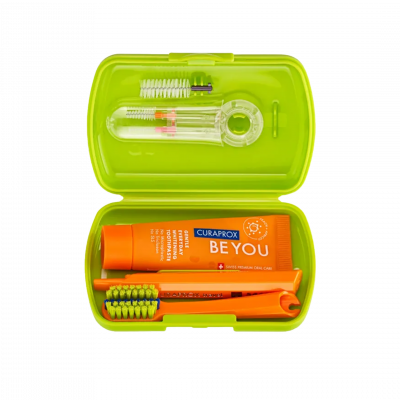 Curaprox Travel Set ORTHO ZÖLD - fogszabályozóhoz