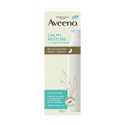 Aveeno® Calm + Restore™ rehidratáló éjszakai krém