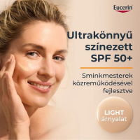 Eucerin Sun Hydro-Protect Ultrakönnyű színezett napozó fluid arcra SPF 50+ Light