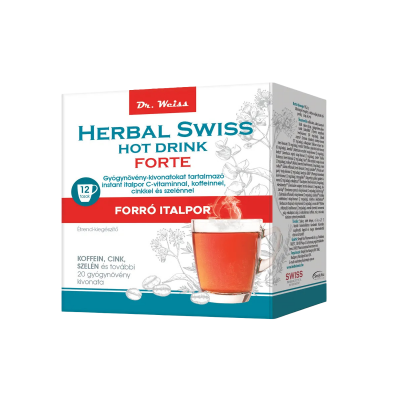 Herbal Swiss hot drink forte italpor, 12X kiszerelés