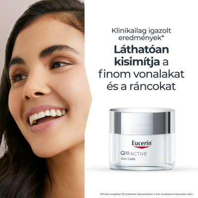 Eucerin Q10 Active Ránctalanító nappali arckrém száraz bőrre