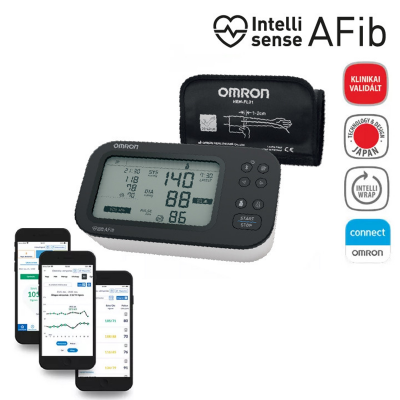 OMRON M7 Intelli IT Intellisense AFib felkaros okos-vérnyomásmérő
