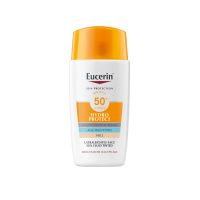 Eucerin Sun Hydro-Protect Ultrakönnyű színezett napozó fluid arcra SPF 50+ Light