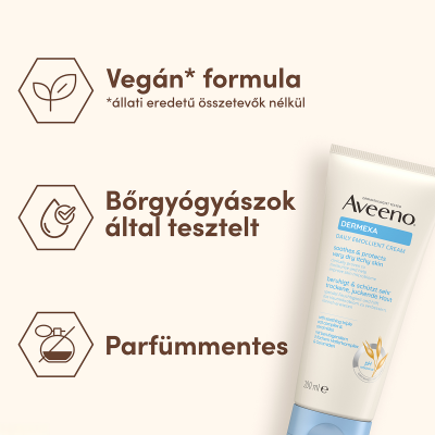 Aveeno® Dermexa bőrpuhító illatmentes krém