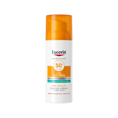 Eucerin Sun Oil Control napozó gél-krém arcra SPF50+
