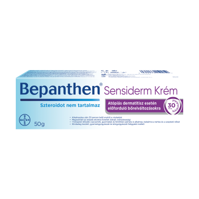 Bepanthen Sensiderm krém, 50g kiszerelés