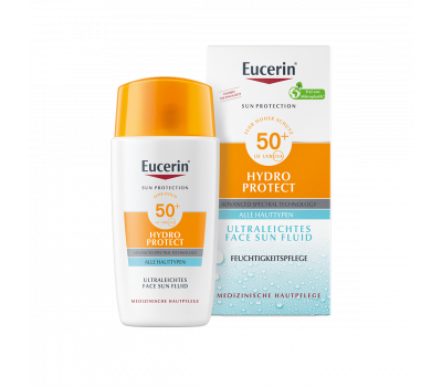 Eucerin Sun Hydro-Protect ultra könnyű napozó fluid arcra SPF50+