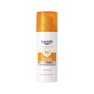 Eucerin Sun Pigment Control napozó fluid arcra SPF50+
