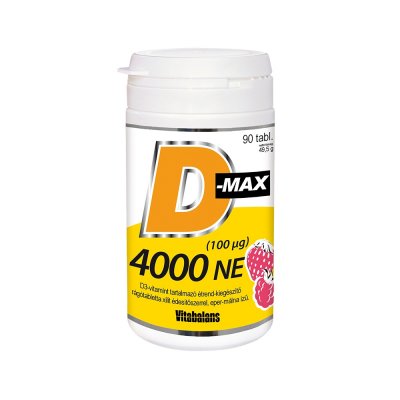 D-Max D3-vitamin 4000NE rágótabletta