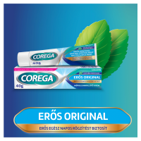 Corega Erős Original enyhén mentolos műfogsorrögzítő krém