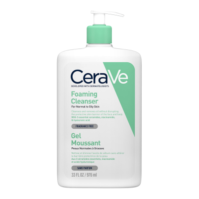 CeraVe Habzó tisztító gél, 976ML kiszerelés