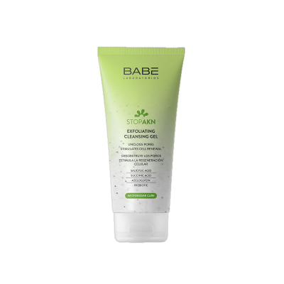Babé Stop AKN hámlasztó tisztító gél (Exfoliating Cleansing gel)