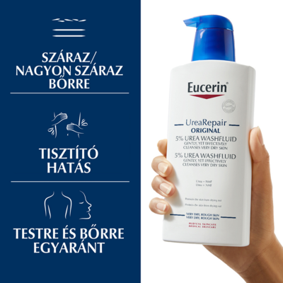 Eucerin UreaRepair Plus 5% Urea folyékony mosakodószer