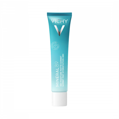 Vichy Minéral 89 akár 48 órás hidratáló, mattító sorbet, 40ML kiszerelés