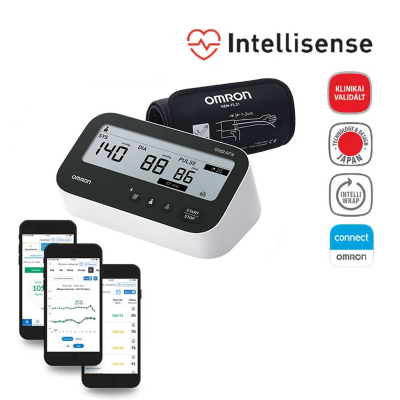 OMRON M4 Connect AFib felkaros okos-vérnyomásmérő Bluetooth adatátvitellel