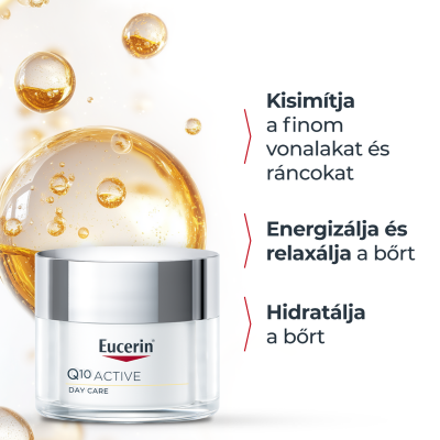 Eucerin Q10 Active Ránctalanító nappali arckrém száraz bőrre