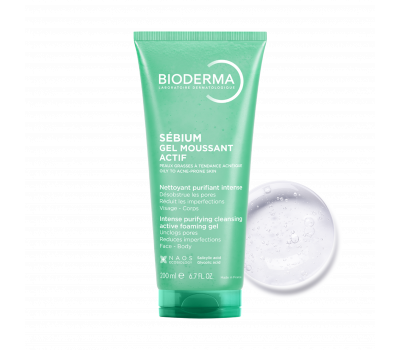 Bioderma Sébium Gel Moussant Actif habzó gél