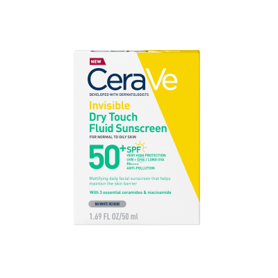 Cerave Sun mattító hidratáló fluid SPF50+ (invisible dry)