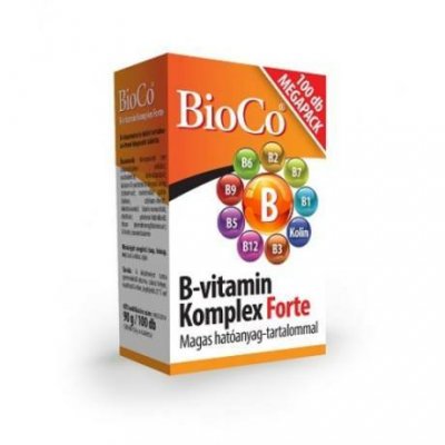 BioCo B-vitamin komplex Forte tabletta