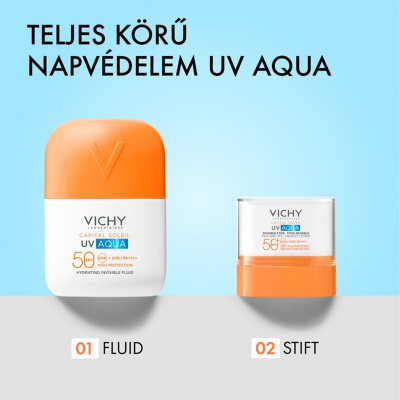 Vichy Capital Soleil UV Aqua stick - láthatatlan stift SPF50+