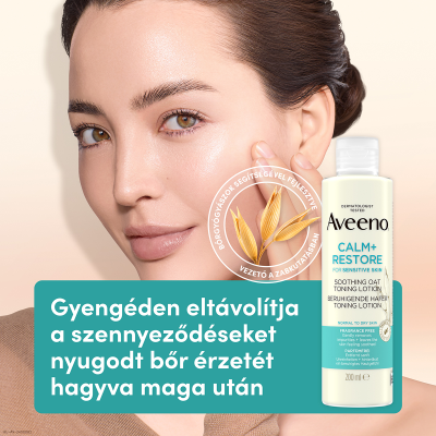 Aveeno® Calm + Restore™ nyugtató tonizáló lotion zabbal